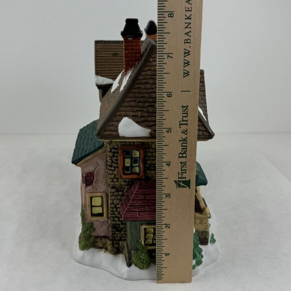 Santas Workbench Cornerstone Cobbler Haberdashery Lighted Porcelain Christmas - Picture 10 of 16